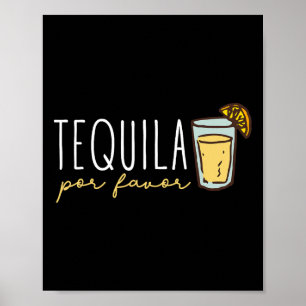 Poster Tequila Por Favor Tequila Mexicana Espanhola