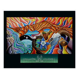 Pôster Tequila Sunset Poster brilhante