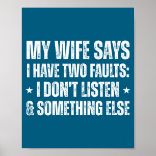 Poster Ter dois defeitos noivo casal marido noivado