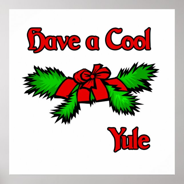 Pôster ter um Yule legal (Frente)