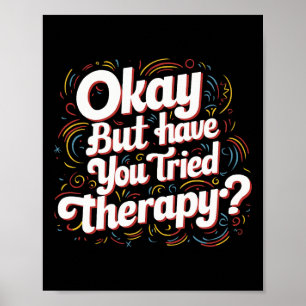 Poster Terapeuta Conselheiro Psicólogo Saúde Mental Oka