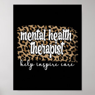 Poster Terapeuta de Saúde Mental Terapia de Saúde Mental