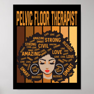 Poster Terapeuta do assoalho pélvico História negra poder
