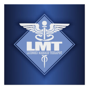 Pôster Terapeuta licenciado da massagem