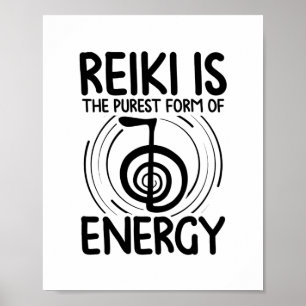 Poster Terapêutica com Reiki