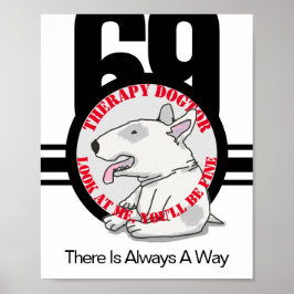 Poster Terapêutica Dogtor Doodle Art