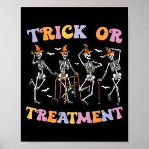Poster Terapêutica Física Com Truques Ou Tratamento Pt