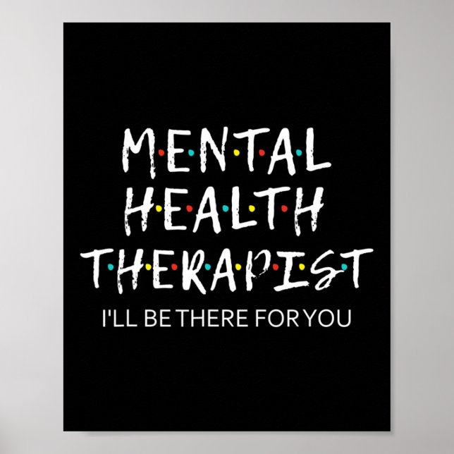 Poster Terapêutica Mental Eu estarei lá para você poder (Frente)