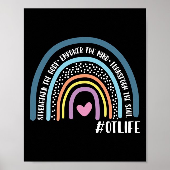 Poster Terapêutica Ocupacional Fortalece O Corpo Empodera (Frente)