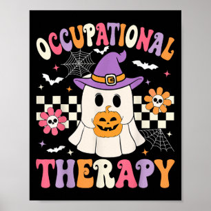 Poster Terapêutica Ocupacional Halloween Ot