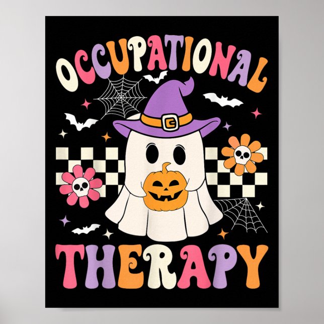 Poster Terapêutica Ocupacional Halloween Ot (Frente)
