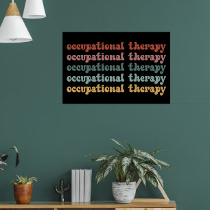 Poster Terapêutica Ocupacional Retroativa Para Estudante