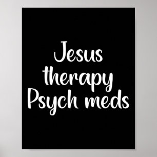 Poster Terapêutica Psicológica - Saúde Mental Cristã