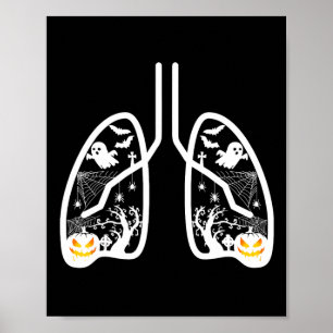 Poster Terapêutica Retro Respiratória Rt Pulmão Ghost Pum
