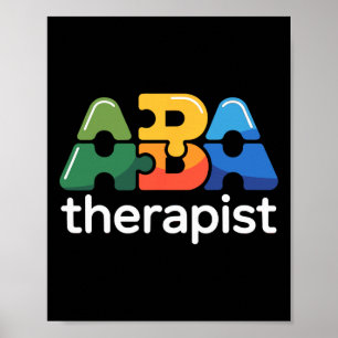 Poster Terapia Aba Analista de Análise de Comportamento A
