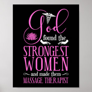 Poster Terapia de Massagem Terapêutica Que Deus Encontro