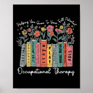 Poster Terapia Ocupacional Ajudando-O A Crescer Para O Se
