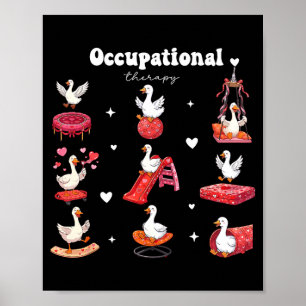 Poster Terapia Ocupacional do Dia dos Namorados Ganso Bob