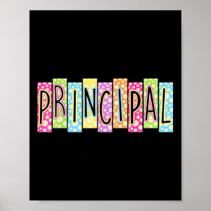 Poster Terapia Retro Principal De Volta à Escola Colorido