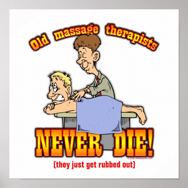 Pôster Terapistas de Massagem (Frente)