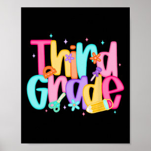 Poster Terceira Série de Volta às Aulas Professor da Turm
