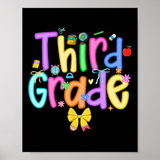 Poster Terceira Série de Volta às Meninas da Escola Arco  (Frente)