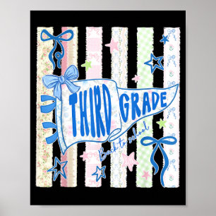 Poster Terceiro grau professor 3º ano estandarte bandeira