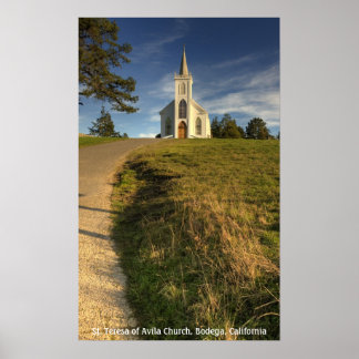 Pôster Teresa de Avila Church, Bodega, Califórnia