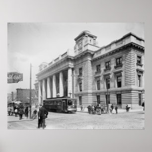 Pôster Terminal de passageiros do comboio