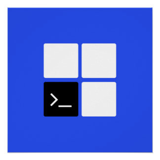 Pôster Terminal do Windows