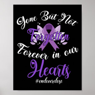 Poster Termine com o SobreDose Memorial de ente querido C