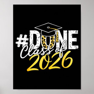 Poster Término da turma de 2026 formatura de finalistas ú