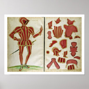 Pôster Terno de armadura para o conde de Leicester do "