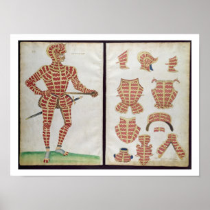 Poster Terno de armadura para o duque de Worcester, 1589