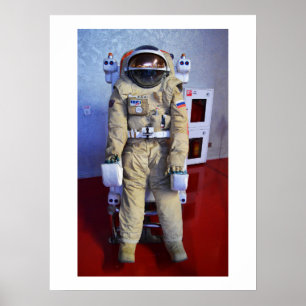Poster Terno de espaço do russo