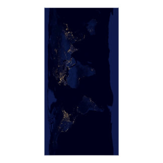 Pôster Terra à Noite