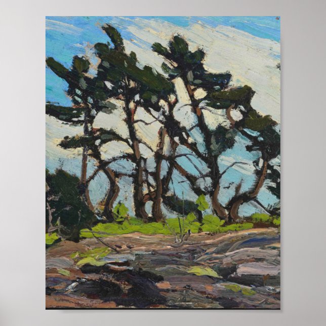 Poster Terra Canadiana da Ilha do Pinheiro Tom Thomson (Frente)