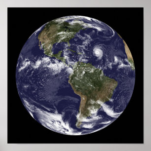 Pôster Terra completa que mostra America do Norte 2