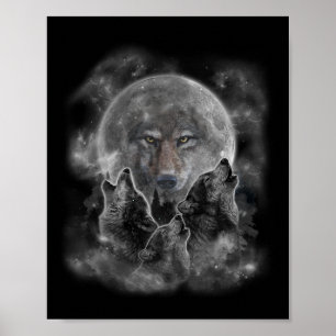 Poster Terra de caça ao lobo da cinza