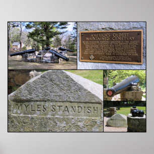 Poster Terra de enterramento de Myles Standish