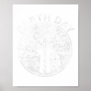 Poster Terra Dia Mãos Árvore Sobre Ciência do Planeta Nat