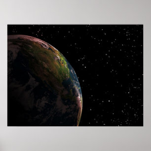 Pôster Terra do Espaço