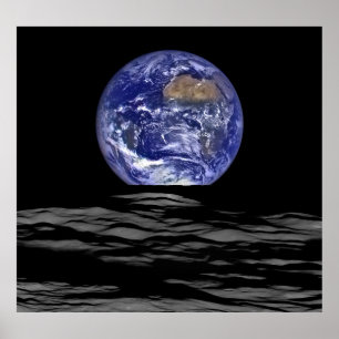 Pôster Terra Do Lado De Fora Da Lua