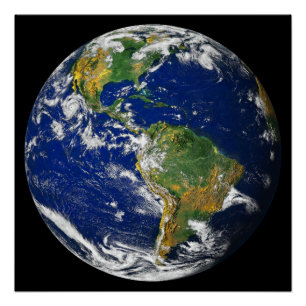 Pôster Terra do planeta