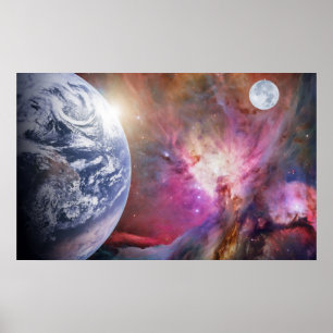 Poster Terra do planeta