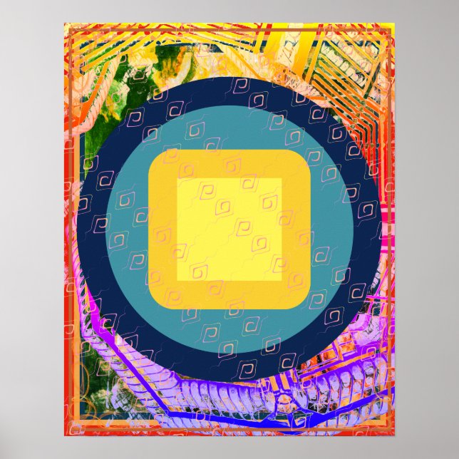 Poster Terra Elementar No Interior Do Auxílio De Meditaçã (Frente)