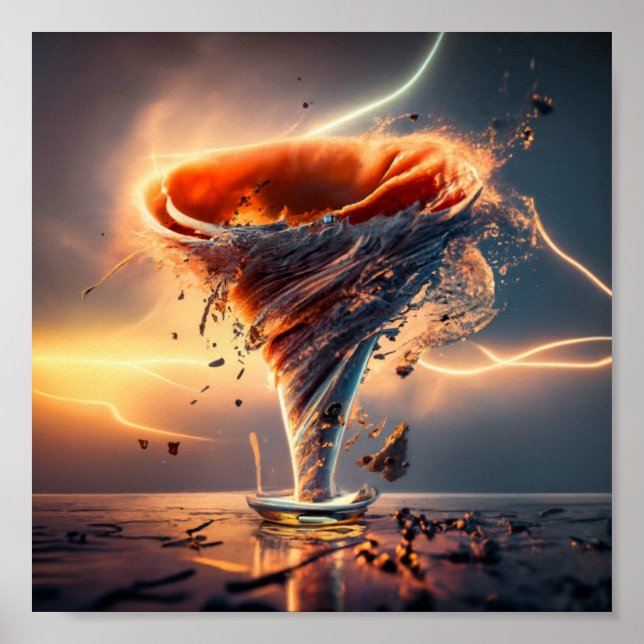 Poster Terra gerada por Inteligência Artificial (Frente)