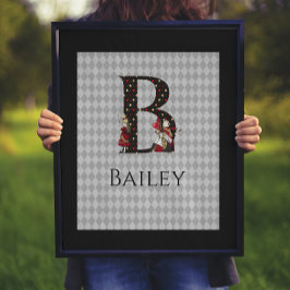 Poster Terra Maravilha Alice e Rainha dos Corações Letra