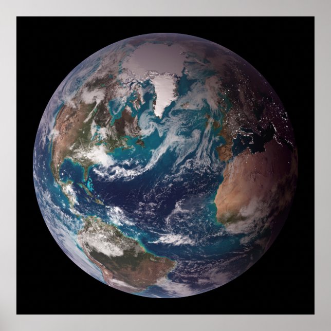 Pôster Terra: O Hemisfério Ocidental (Frente)