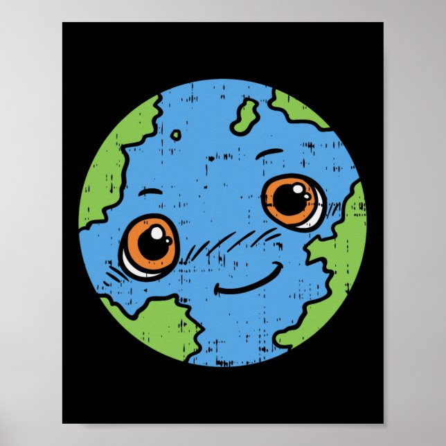 Poster Terra Planeta Cuta Camisa 22 de abril Pro Environ (Frente)